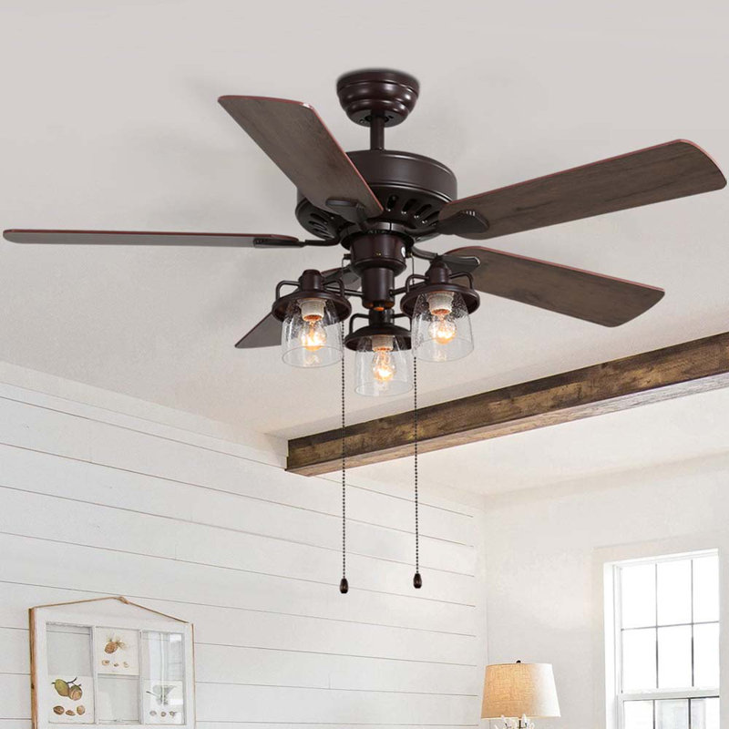 Jasmin Ceiling Fan with Light Kit
