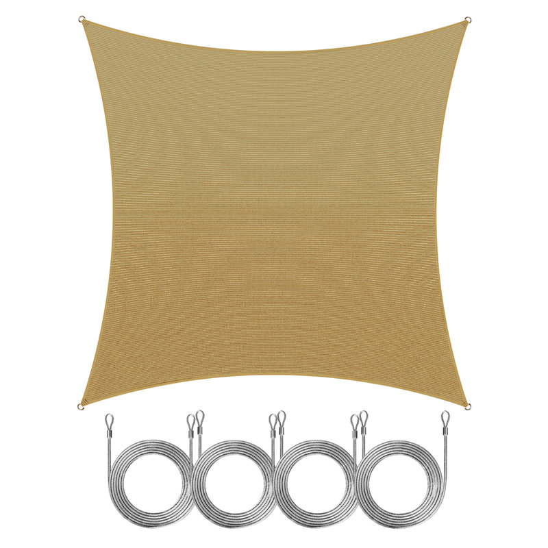 Voile d'ombrage Amgo, Tanné, 12 pi x 12 pi