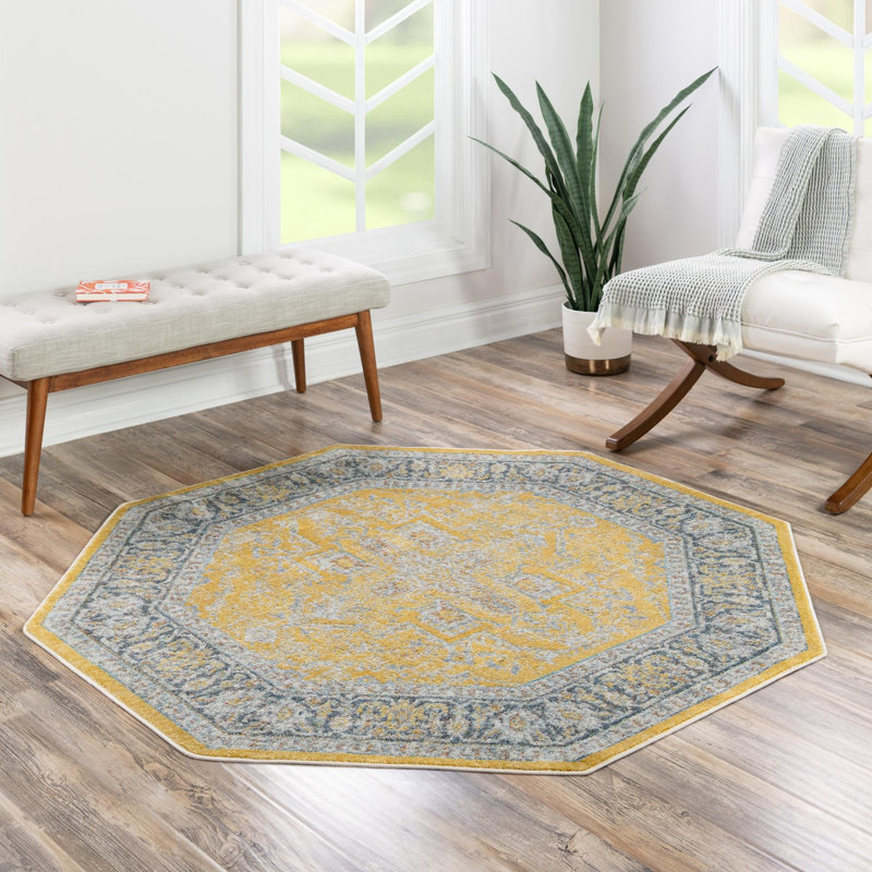 Oriental Indoor Rug, Octagon 8'2"