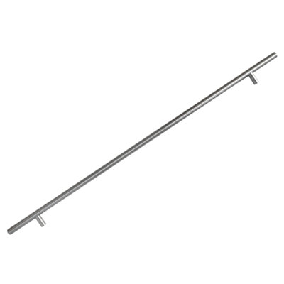 Outdoor Use Powder Coated Brushed Nickel Stainless Steel Bar Pull Handle - 19" x 24"