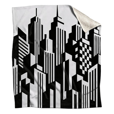 Couvertures noires et blanches Cityscape