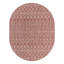 Tapis rouge rouille intérieur / extérieur Julieta-861679512