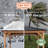 Backyard Discovery Barrington 14' x 12' Cedar Wood Outdoor Patio Gazebo with Hardtop Galvanized Steel Hip Roof and PowerPort