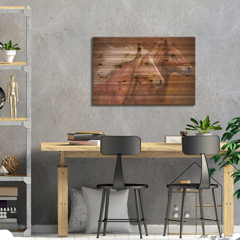 " Purebred I " by Ozana Sturgeon, 18" H x 26" W x 1.5" D