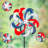 48"H Americana Wind Spinner Garden Stake