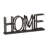 Colma Black Metal "Home" Table Sign