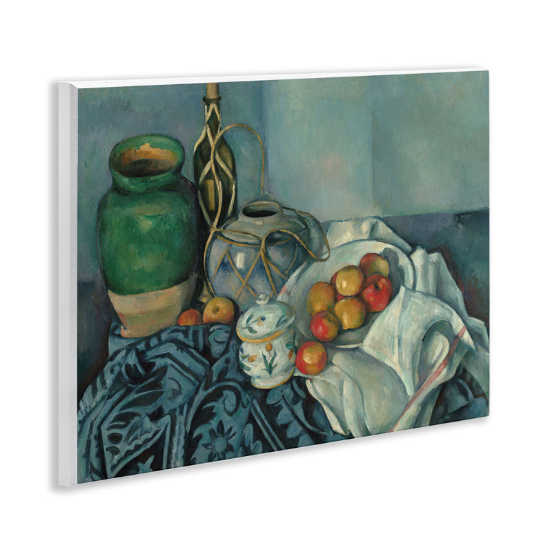 "Classic Cezanne Apples Still Life", art mural par one1000paintings