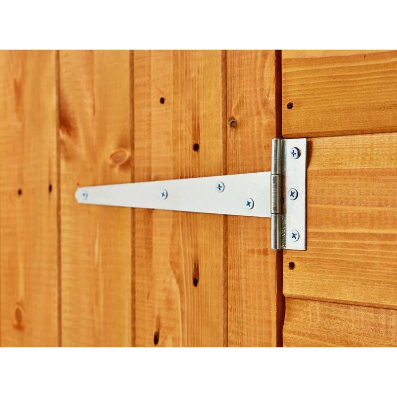 Powersheds 8 x 5ft Pent Timber Tongue & Groove Bike Shed
