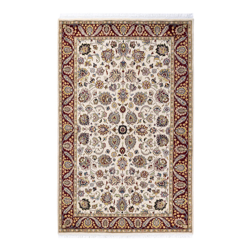 Classic One-of-a-Kind 4'1" X 6'6" Hand Knotted Area Rug