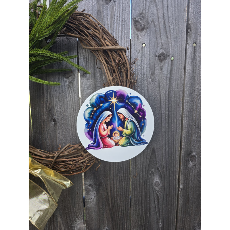 Couronne de crèche de Noël