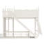 Lit mezzanine simple en bois massif avec rangement, garde-robe, glissade et échelle détachables, beige-1344148542-1344148531
