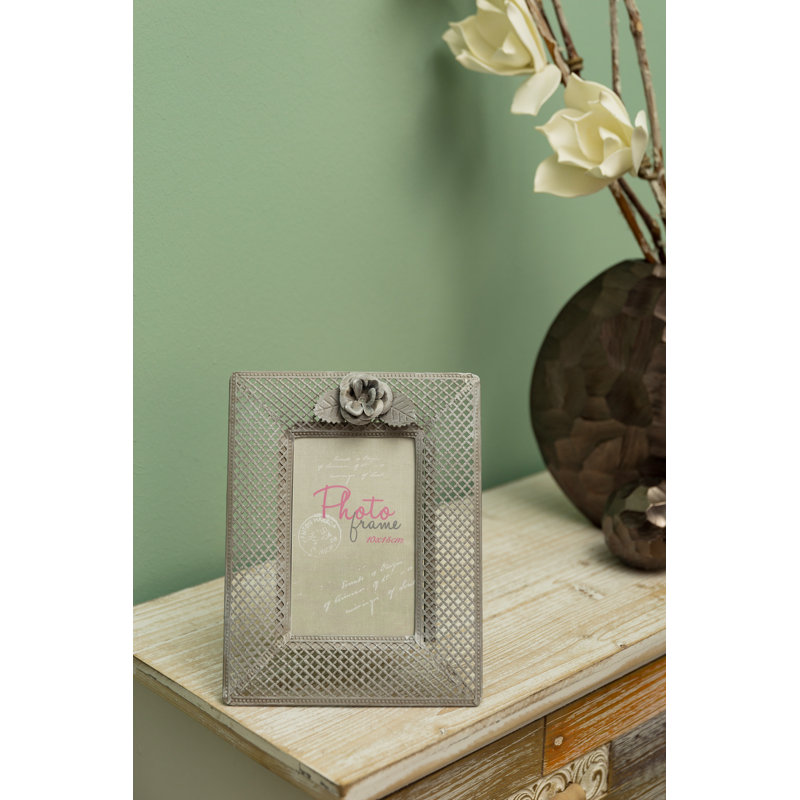 Coble Grey Metal Picture Frame, 19cm x 24cm
