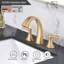 Robinet de lavabo de salle de bain à 2 poignées en acier inoxydable-111170931