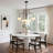 6 - Light Sputnik Glass Bubble Chandelier For Dinning Room-116051468
