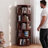 5 Tier Rotating Bookshelf, 360° Display Round Spinning Bookshelf, Space-Saving, Small Space Rotating Bookshelf Tower for Bedroom, Living Room, Home, Office, Walnut-501797133