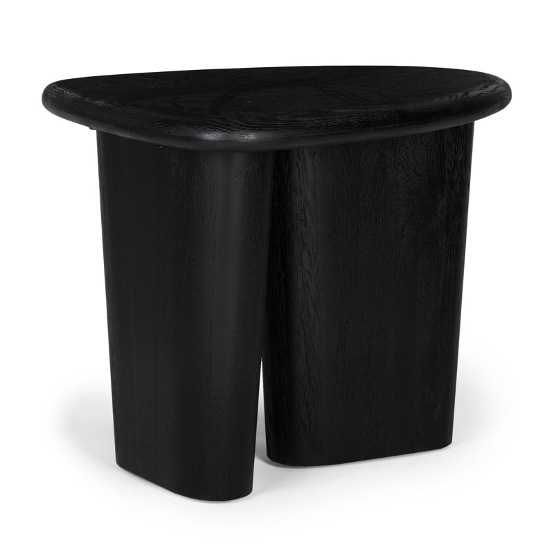  Bauke Laurel Side Table - Natural, Black