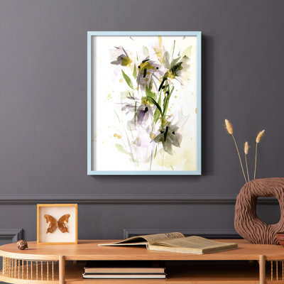 «After Rain IV», reproduction encadrée - bois massif