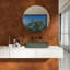 Lavabo de salle de bain ovale