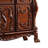  Eliava 66.2'' Solid Wood Wide Dresser, 7 Drawers w Antique Handles, Floral Carvings, Brown