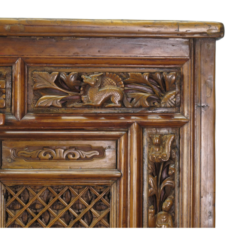 2 - Door Solid Wood Armoire