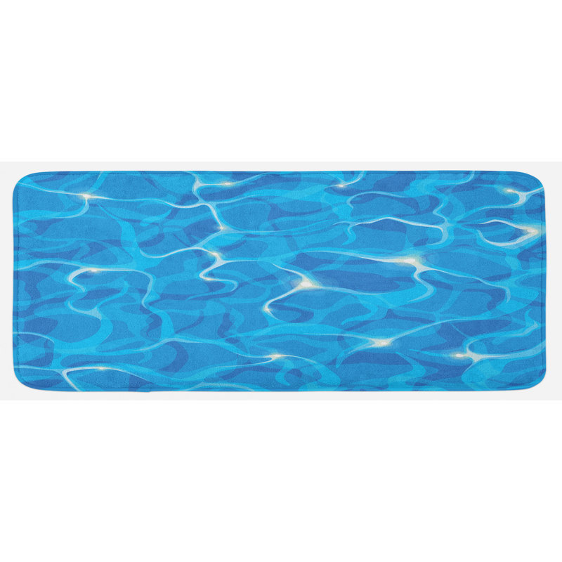 Coastal Synthetic Kitchen Mat