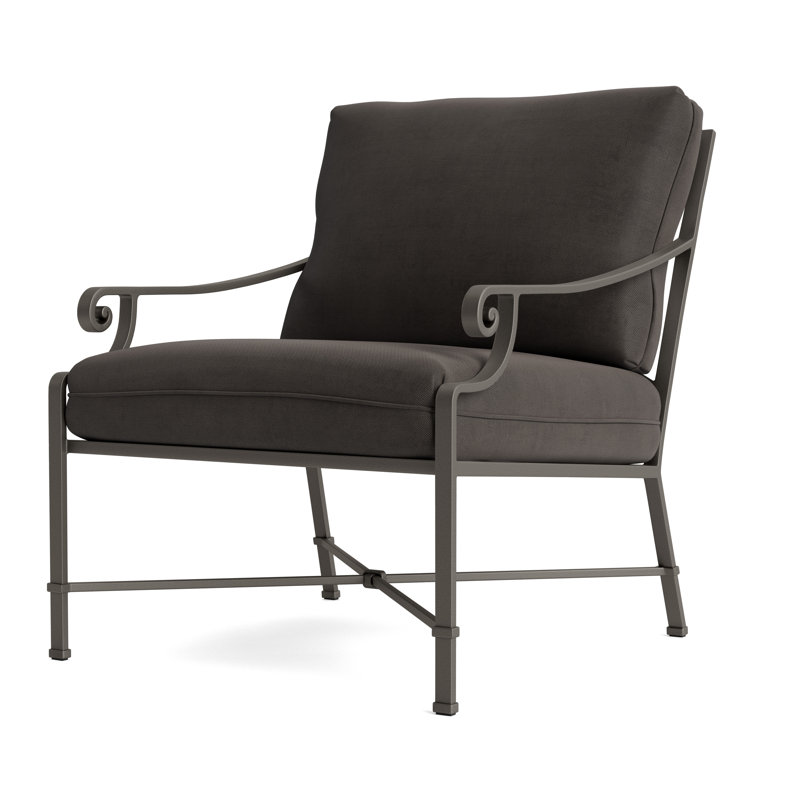 Venetian Outdoor Lounge Chair, Mica, Fusion Charcoal