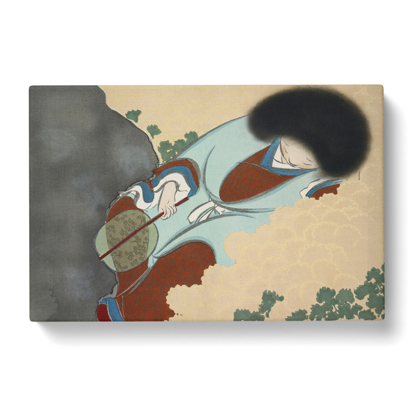 Woman by Kamisaka Sekka - Wrapped Canvas Painting, 40cm H x 60cm W x 3cm D