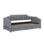 Lit de jour avec tiroirs de rangement et lit gigogne extensible avec lumières DEL-1712440366