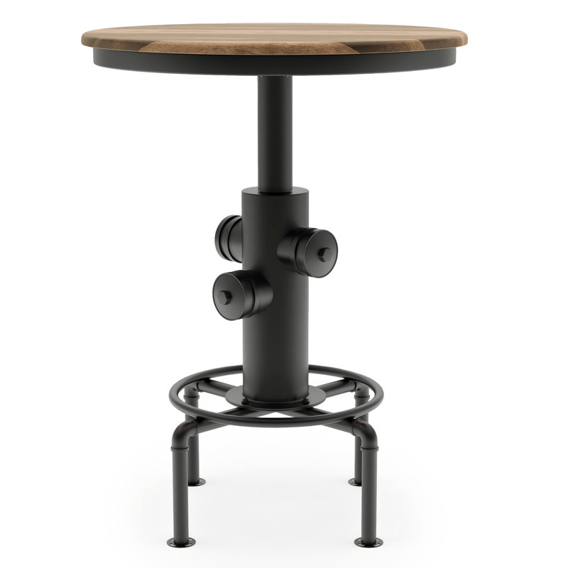 Peres Round Metal Base Dining Table