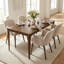 Bramble Rectangle Wooden Dining Table - 140cm-77374056