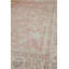 Tapis rose rétro vintage unique de conception unique 6 pi 7 po x 10 pi 4 po Vintage Wash