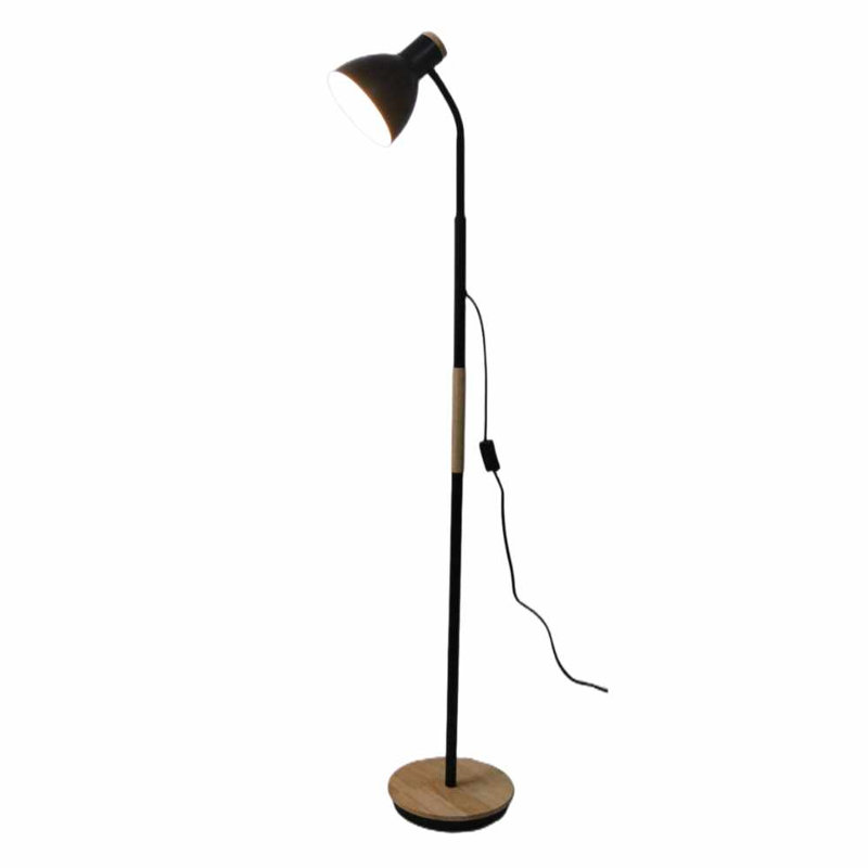 Tomica 155cm Task Floor Lamp, Black Paint