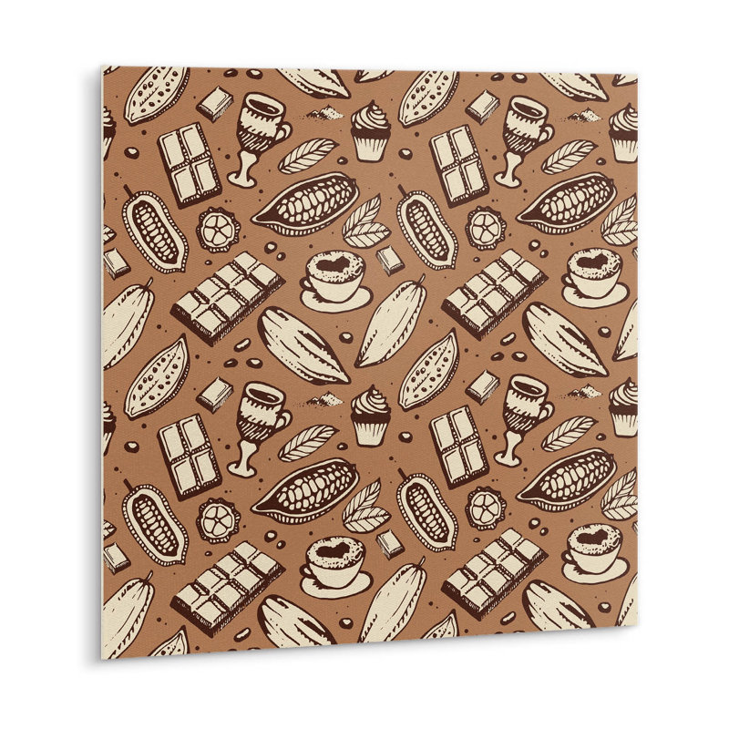 Bumgarner 50x100 cm Pvc Mosaic Sheet in Brown