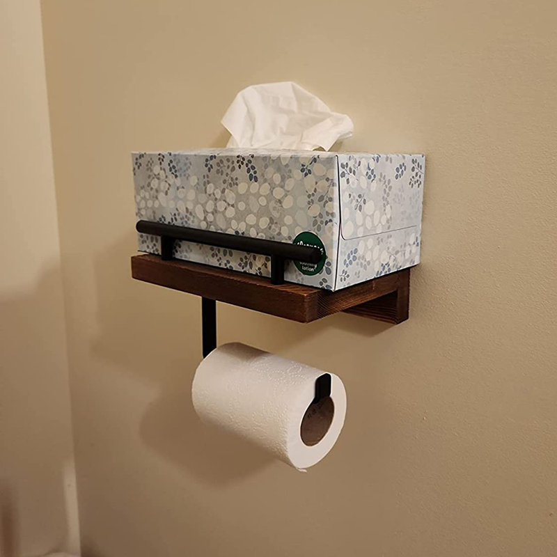 LOTESTO Wall Mount Toilet Paper Holder | Wayfair