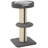 Tucker Murphy Pet 36" Cat Tree Multi-Level Kitty Tower With Sisal Mat Scratching Post, Cat Bed, Cushion, Perch, Grey