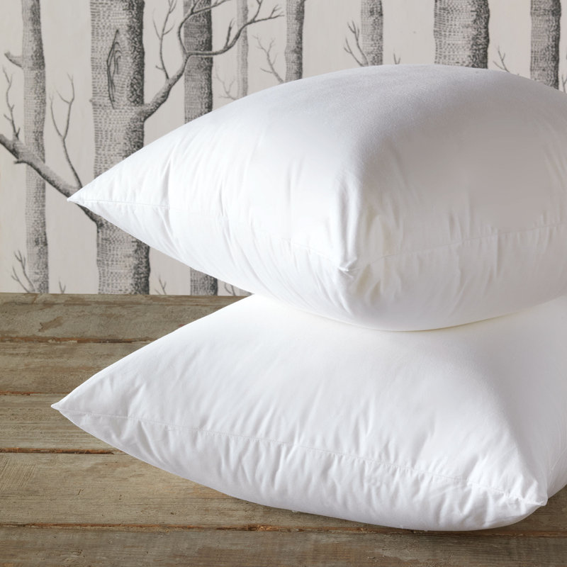 Cloud Pillow Insert, Plume Feather, Euro 27"H x 27"W