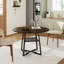 Round Metal Base Dining Table-611522146-611522173