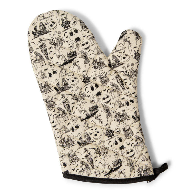 Gant de cuisine noir et blanc Disney