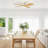Karlena 54'' Ceiling Fan With LED Lights And Remote Control-116573938-116573941