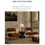 Chaise longue simple de style italien rétro minimaliste