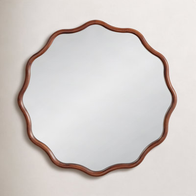 30" Solid Wood Accent Mirror