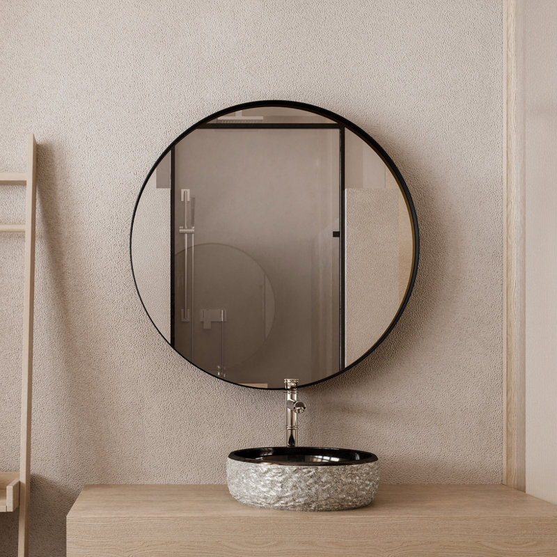 Bathroom Mirror Cabinet With 31.5" And Adjustable Shelves, Black Matte Appearance 31.5 Inch Fascinating Metal Shelves
