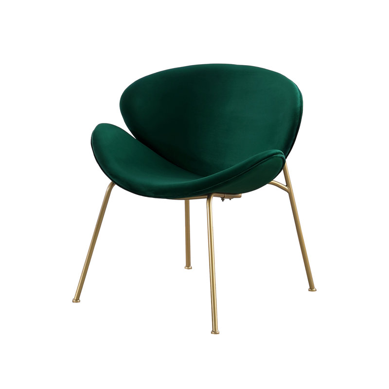 Chaises de salle à manger, chaises d'appoint, chaises de cuisine Kowsar Velvet Modern				, Vert