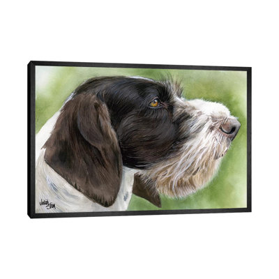 GWP - German Wirehaired Pointer 1 Piece Painting on Canvas