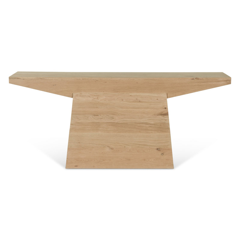 Incus 68" Console Table in Natural Oak