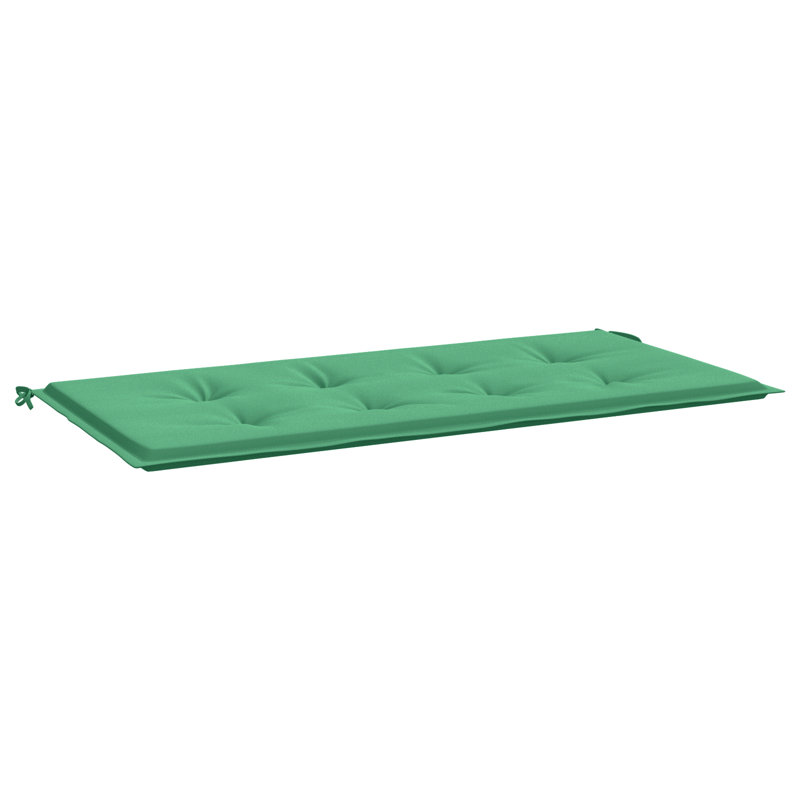 Coussin de siège d'extérieur, H 1,2 po x l 11,81 po x P 15,8 po, Vert