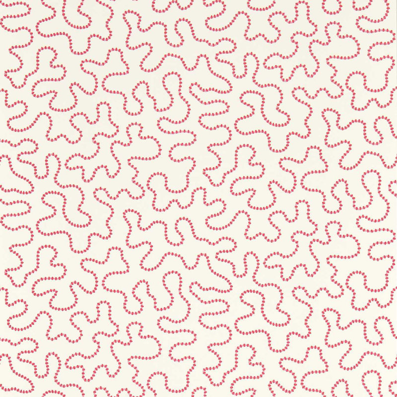Wiggle Wallpaper, Carnelian/Rose Quartz