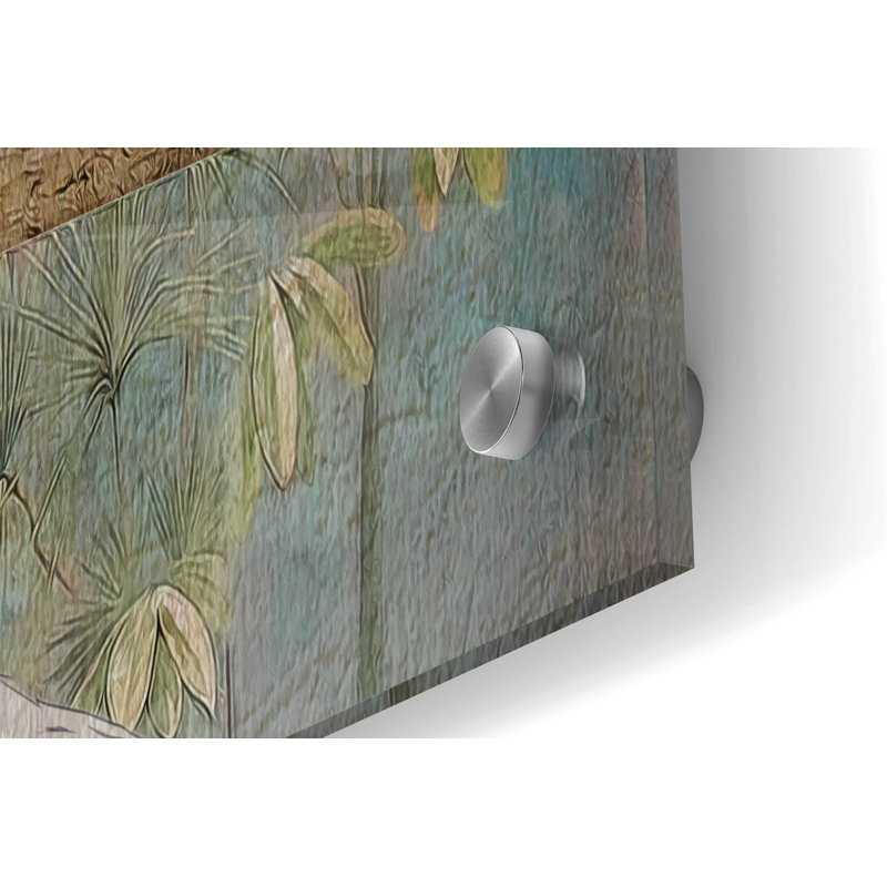«Pelican Paradise II» par Steve Hunziker, art mural en verre acrylique, H 24 po x l 36 po x P 0,2 po
