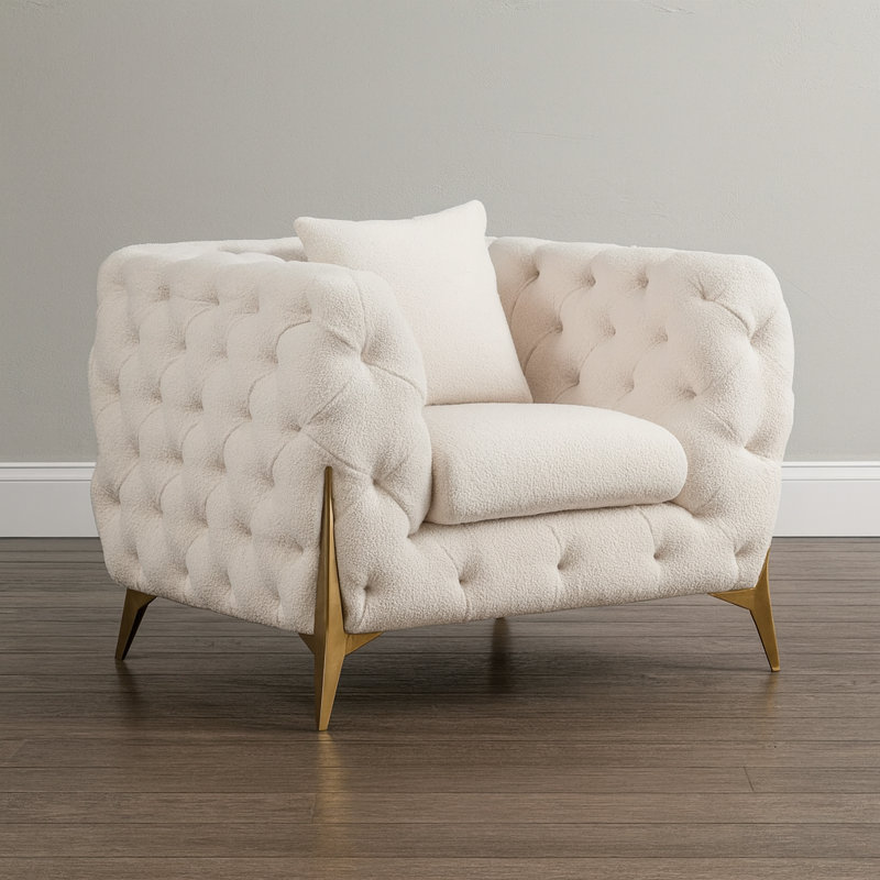 Chaise Mally Moderno, Velours gris velours