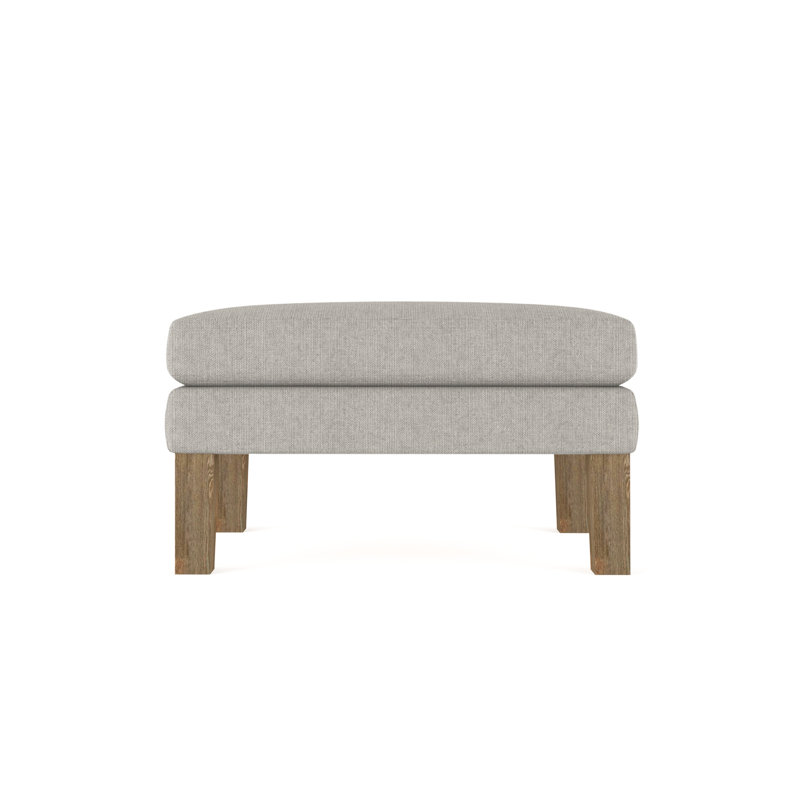 Charlton Ottoman, Vintage Leather Oyster, Natural